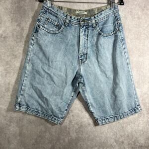 Flypaper Jorts Shorts Mens Size 31‎ Blue Light Wash Denim Baggy 90s Y2K Skater